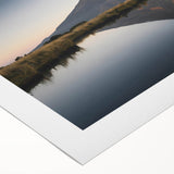 Vibrant rolled canvas wall art showcasing a majestic mountain landscape, featuring rich colors and intricate details, ideal for enhancing home decor and creating a serene ambiance.