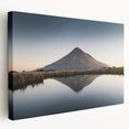 Stretched canvas wall art showcasing a scenic mountain landscape design with vibrant colors and intricate details, ideal for home decor and nature enthusiasts.