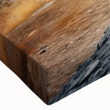 Close-up of a stretched canvas wall art featuring a vibrant railroad landscape design, showcasing intricate details, rich colors, and a modern artistic style ideal for home decor.