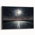 Framed canvas wall art depicting a scenic landscape with winding roads, featuring a black frame. Ideal for modern home decor and art enthusiasts.