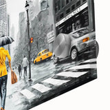 Close-up of an acrylic glass wall art piece showcasing a vibrant landscape design with winding roads, featuring rich colors and intricate details, perfect for modern decor.