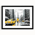 Framed landscape wall art collection featuring a black mat and sleek frame, showcasing serene road designs that enhance modern home decor aesthetics.