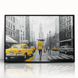 Framed acrylic wall art featuring a serene landscape and winding road design, presented in a sleek black frame, ideal for modern home decor. Perfect for enhancing living spaces with a touch of nature-inspired elegance.