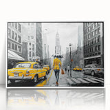 Framed acrylic wall art featuring a scenic landscape of winding roads, displayed with a white frame, perfect for home or office decor, enhancing contemporary interiors.