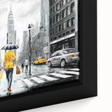 Framed canvas wall art showcasing a close-up of a vibrant landscape scene with winding roads, perfect for home decor and enhancing interior aesthetics.