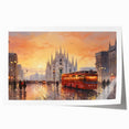 Beautiful rolled print showcasing a serene landscape road design, featuring vibrant colors and intricate details, perfect for home decor and wall art enthusiasts.