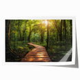Rolled print showcasing a vibrant landscape road design with rich colors and intricate details, ideal for modern home decor and art enthusiasts.