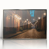Framed acrylic wall art featuring a stunning landscape and road design, showcasing vibrant colors and intricate details, ideal for modern home decor enhancement.