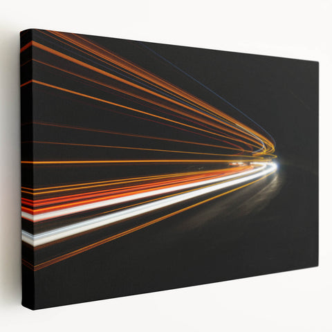 Stretched canvas wall art showcasing a serene landscape with winding roads and vibrant greenery, ideal for home decor. Perfect for adding a touch of nature to any room.