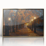 Framed acrylic wall art featuring a scenic landscape design with winding roads, set in a stylish gold frame, ideal for modern home decor. Perfect for adding elegance and depth to any living space.