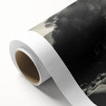 Rolled canvas artwork showcasing a vibrant landscape design featuring rocky mountains and lush greenery, ideal for enhancing living spaces with natural beauty.