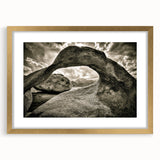 Framed wall art featuring a stunning landscape design with textured rocks and gold accents, perfect for enhancing home decor. Ideal for modern interiors and art enthusiasts.
