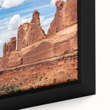 Framed canvas wall art showcasing a close-up of intricate rock formations and earthy tones, ideal for enhancing modern home decor with natural beauty.