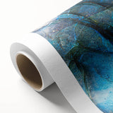 Rolled canvas artwork showcasing a vibrant landscape design with textured rocks and vivid colors, perfect for home decor and adding natural beauty to any space.