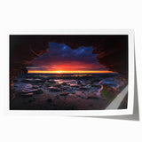 Abstract landscape wall art collection showcasing vibrant rock formations and earthy tones, printed on high-quality canvas for modern home decor. Ideal for enhancing contemporary interiors.