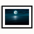 Black-framed wall art collection showcasing vibrant landscapes and seascapes in a modern design, perfect for enhancing home decor aesthetics.