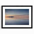 Framed wall art collection showcasing a serene seascape design with a black mat, perfect for modern home decor. Ideal for living spaces or coastal-themed interiors.