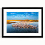 Framed wall art collection featuring a scenic seascape design with a black matte finish, ideal for modern home decor. Perfect for enhancing living spaces.