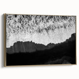 Framed canvas wall art from the Landscapes & Seascapes collection, showcasing a serene ocean view with gold accents, ideal for home decor and contemporary interiors.