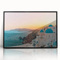 Framed wall art collection featuring a stunning seascape design, showcasing vibrant blues and serene ocean waves. Ideal for modern home decor and interior design enthusiasts.