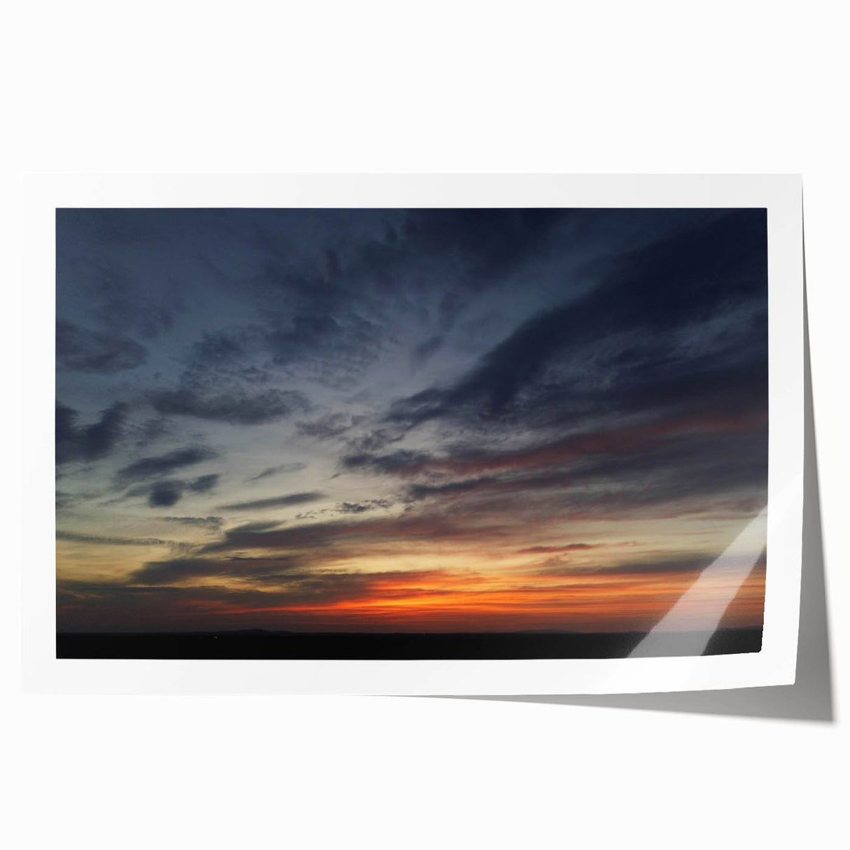 Stunning rolled print showcasing a vibrant landscapes and skyscapes design, perfect for home decor; features rich colors and intricate details, elegantly packaged for protection.