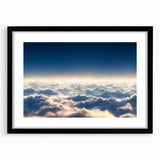 Framed wall art featuring a serene landscape scene with vibrant colors and a black matting, perfect for enhancing home decor in modern interiors.