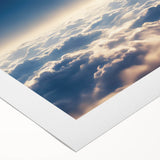 Rolled canvas artwork showcasing a vibrant, abstract landscape design with dynamic colors and textures, ideal for modern home decor and art enthusiasts.