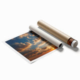 Stunning rolled print of a serene landscape showcasing vibrant colors and intricate details, perfect for home decor. Ideal for art lovers seeking nature-inspired wall art.