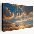 Stretched canvas artwork showcasing a vibrant landscapes and skyscapes design, featuring rich colors and intricate details, ideal for home decor enhancement.