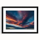 Framed black wall art showcasing a serene landscape scene with soft hues, ideal for modern home decor. Perfect for adding elegance to living spaces.