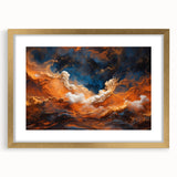 Framed wall art collection featuring stunning landscapes and skyscapes, elegantly presented with a gold mat, perfect for enhancing home decor and interior design aesthetics.