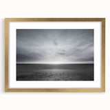 Framed wall art showcasing a landscapes and skyscapes design in gold, featuring a modern mat and elegant frame, perfect for home decor enhancement.