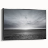 Framed canvas wall art showcasing a stunning landscape design with vibrant colors, featuring a black frame and side view perspective, perfect for home decor.