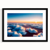 Framed wall art from the Landscapes & Skyscapes collection, showcasing a vibrant mountain scene with a black mat and frame, perfect for home decor.