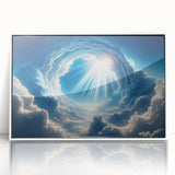 Framed acrylic wall art from the Landscapes & Skyscapes collection, showcasing a serene nature scene with vibrant colors, perfect for modern home decor.