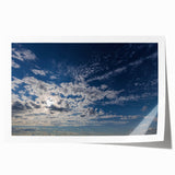 Stunning rolled wall art print featuring a vibrant landscape and skyscape design, showcasing rich colors and intricate details, perfect for home decor.