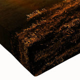 Close-up view of a stretched canvas print showcasing a vibrant landscapes and skyscapes design, featuring rich colors and intricate details, ideal for home decor.