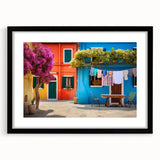 Framed wall art collection showcasing a stunning landscape design with a black mat, perfect for enhancing modern home decor. Ideal for living rooms or offices.