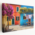 Stretched canvas wall art showcasing a vibrant landscape design with rich colors, ideal for home decor. Perfect for adding an artistic touch to any room.