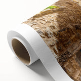 Rolled canvas showcasing a vibrant landscape street design, featuring bold colors and intricate details, ideal for modern home décor. Packaged securely in a cardboard tube for easy transport.