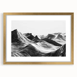 Framed wall art collection showcasing a serene valley landscape design with a gold mat and frame, perfect for enhancing home decor with natural beauty.