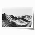 Vibrant rolled wall art print showcasing a stunning abstract valley landscape with rich colors and intricate details, perfect for modern home decor.
