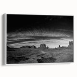 Framed canvas wall art showcasing a serene valley landscape design, featuring vibrant colors and intricate details, displayed against a white backdrop for elegance.
