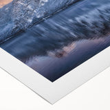 Rolled canvas artwork showcasing a vibrant landscape village scene with lush greenery and colorful houses, perfect for home decor, delivered in protective packaging.