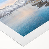 Rolled canvas artwork showcasing a vibrant landscape village design, featuring rich colors and intricate details, ideal for home decor and artistic displays. This piece is elegantly packaged for easy transport and installation.