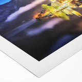 Rolled canvas showcasing a vibrant village landscape design with rich colors and intricate details, ideal for home decor and art enthusiasts. Perfectly preserved in a durable cardboard tube for safe delivery.