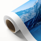 Rolled canvas showcasing a vibrant African landscape village design, featuring rich colors and intricate details, ideal for home decor and art enthusiasts.