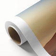 Rolled canvas artwork showcasing a vibrant, abstract volcano landscape design with rich colors, ideal for home decor or art enthusiasts, presented in a protective tube.