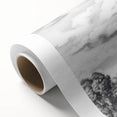 Rolled canvas showcasing a vibrant landscape design with windmills, featuring rich colors and intricate details, ideal for enhancing home decor.