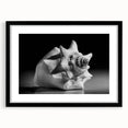 Framed wall art collection featuring vibrant marine life and coral design, displayed in a sleek black frame with a white mat, perfect for ocean-themed decor.